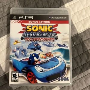 PS3 Sonic All Stars Racing transformed SEGA video game